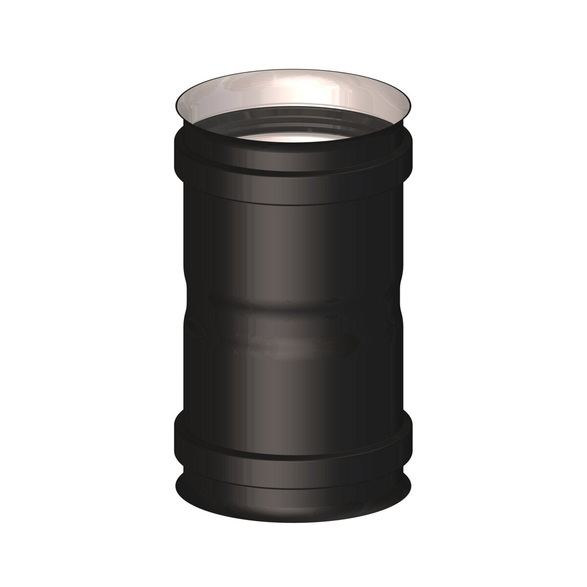 F/F manchon diam. 100 mm pour poêle à granulés et évacuation des fumées de chaudière à granulés