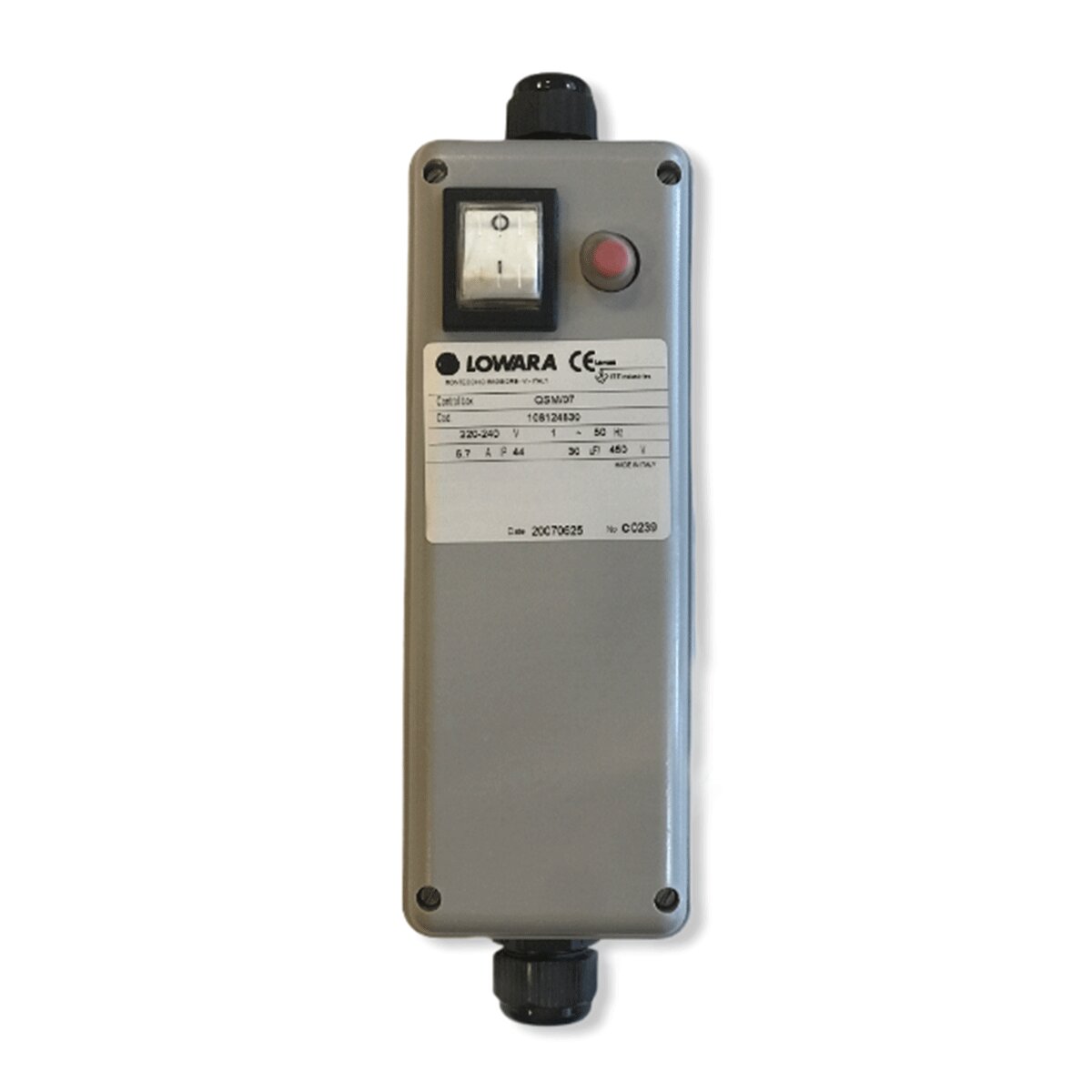 Lowara Xylem QSM/07 Electrical Panel for single-phase submersible electric pump 4 1 HP/0.75 kW