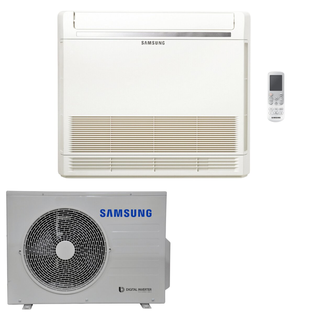 Climatiseur console commercial Samsung 18000 BTU inverter A+ unité externe 5 kW
