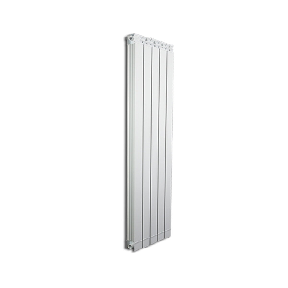 Fondital room furnishing radiator in aluminum 5 elements GARDA DUAL 80 center distance 1400 mm