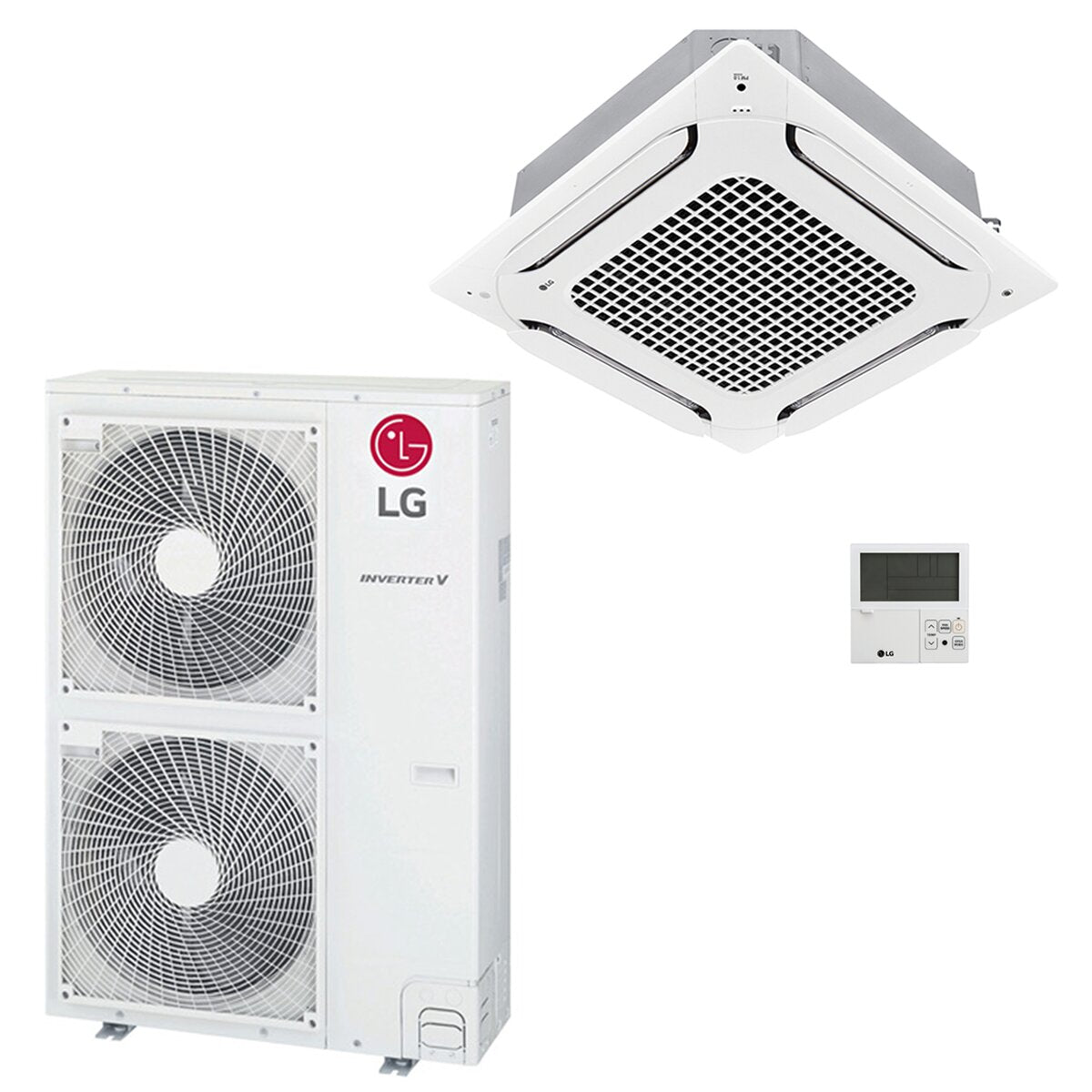 Climatiseur cassette 4 voies LG UT Standard 36 000 BTU R32 Inverter A++/A+