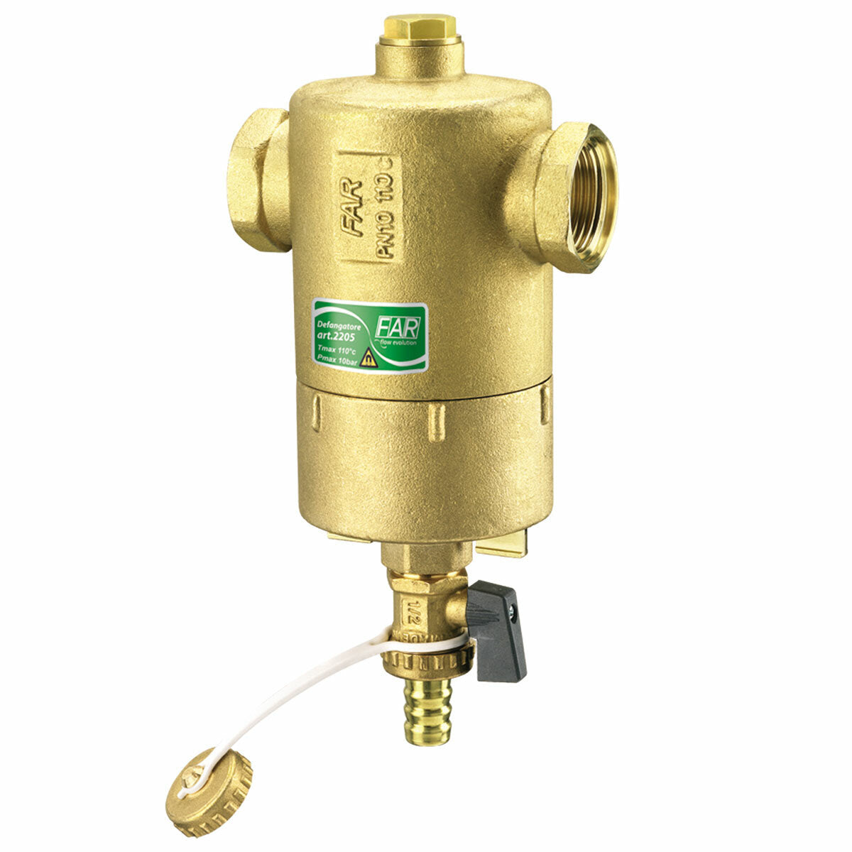 Séparateur de saletés FAR pour installations de chauffage avec aimants 1”1/2