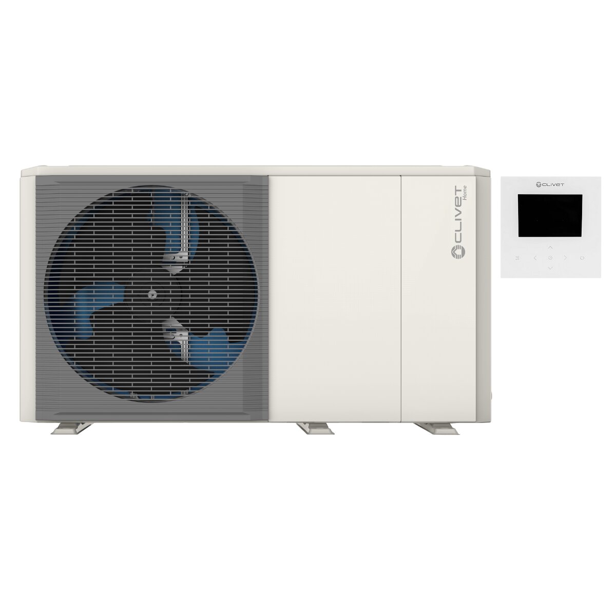 Clivet Edge EVO 2.0 EXC 10 kW R32 Inverter WiFi A+++ Air-to-Water Heat Pump - SINGLE-PHASE MONOBLOCK
