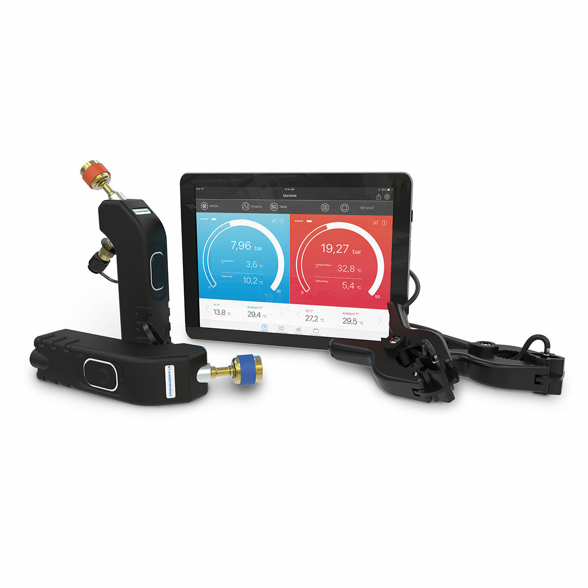 Sauermann Si-RM3 digitaler drahtloser Verteiler mit P/T-Sonden
