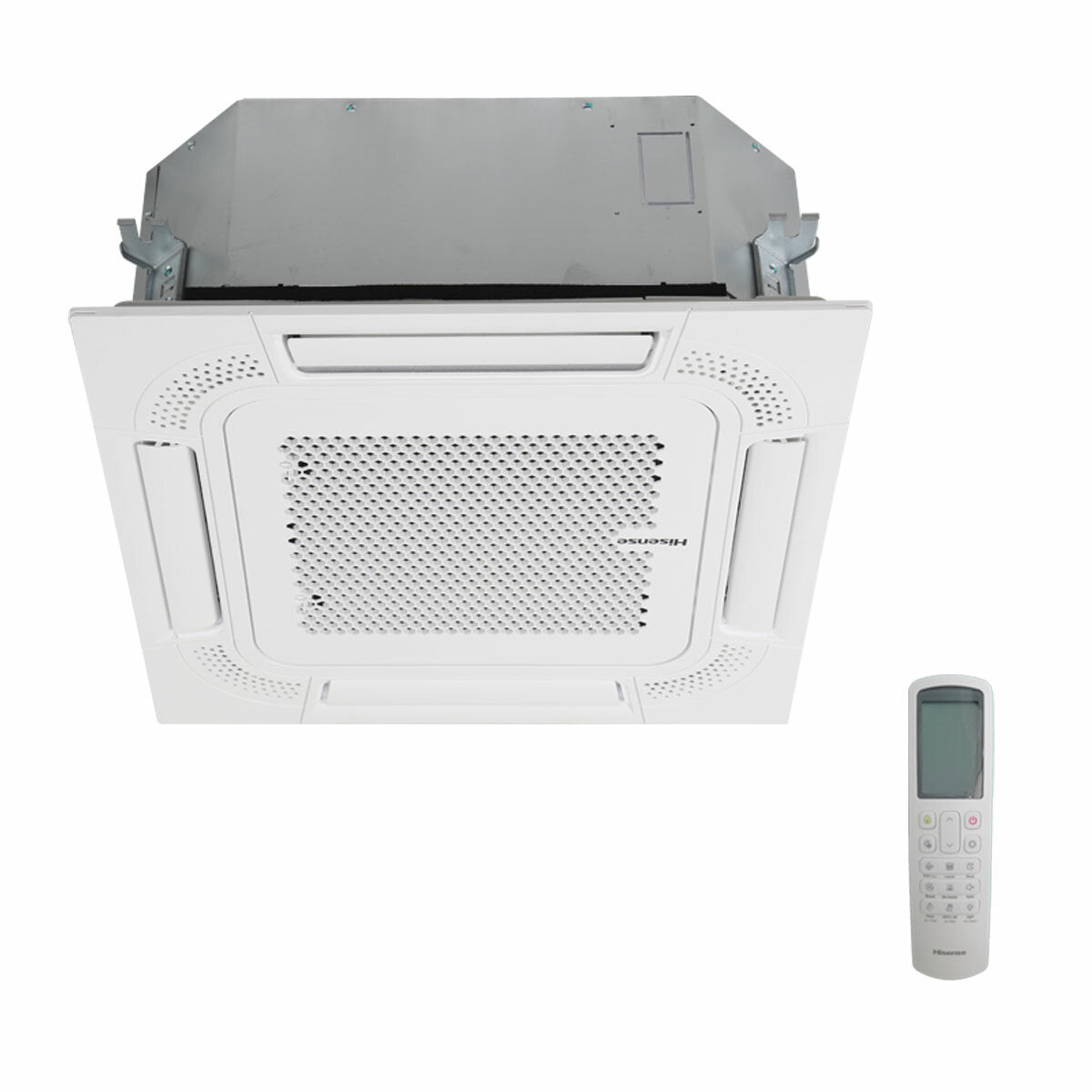 Hisense Cassette ACT dual split air conditioner 12000+18000 BTU inverter A++ external unit 8 kW 2023