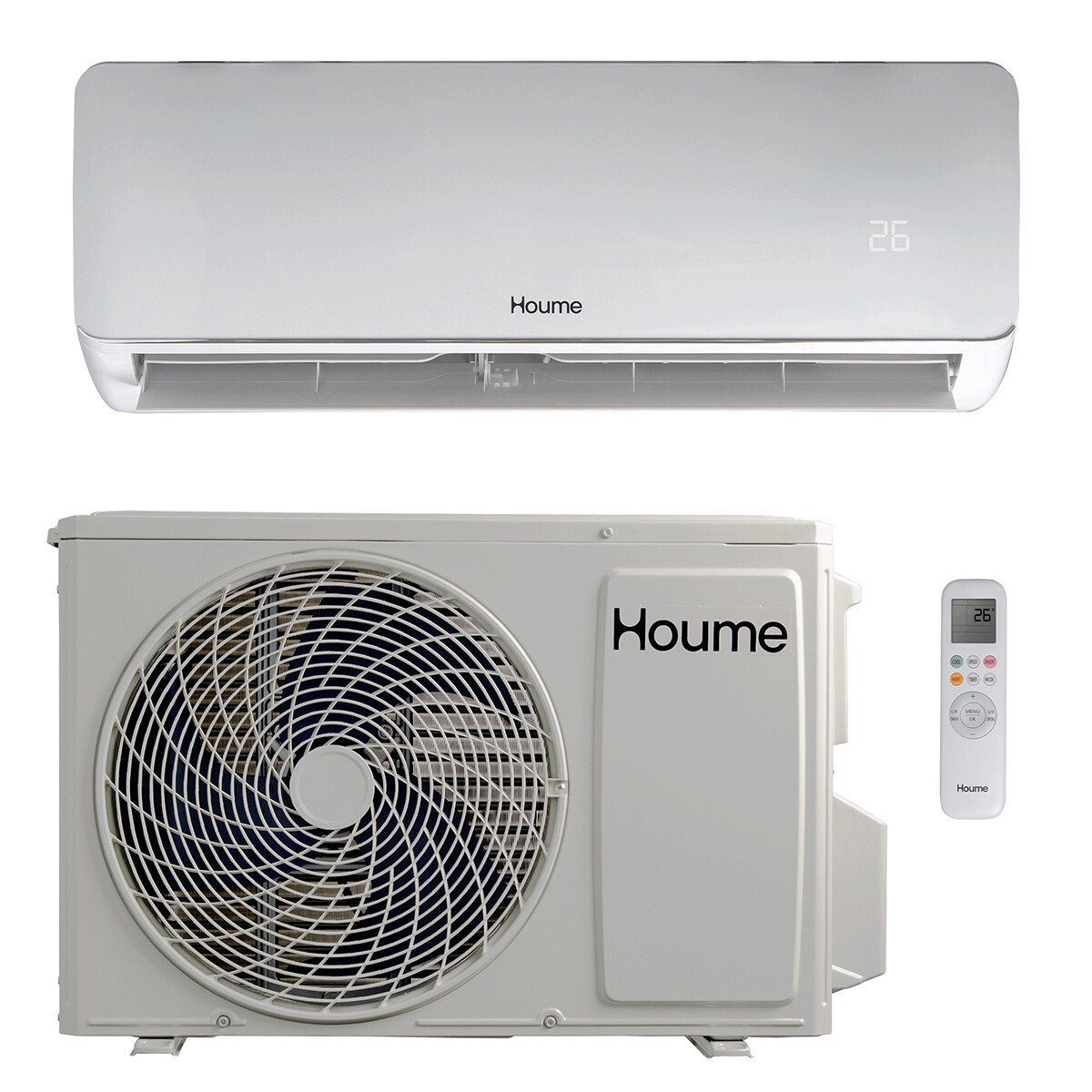 Houme Elèa Flow 12000 BTU R32 Inverter A++ WiFi Klimaanlage