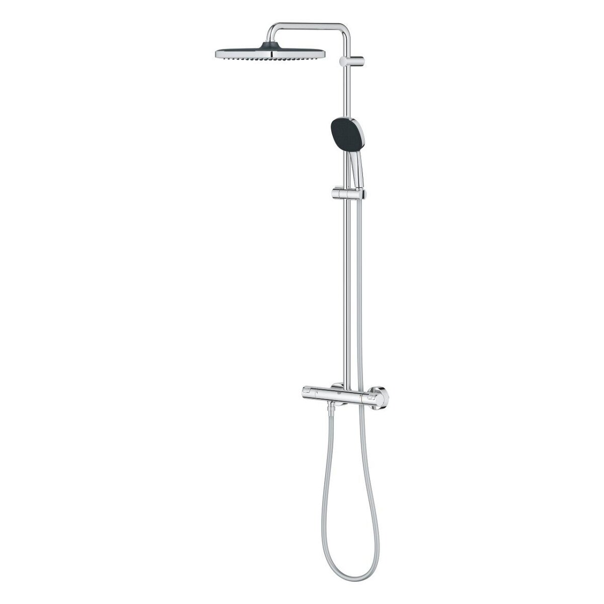 Grohe Vitalio Comfort 250 shower column with thermostatic mixer