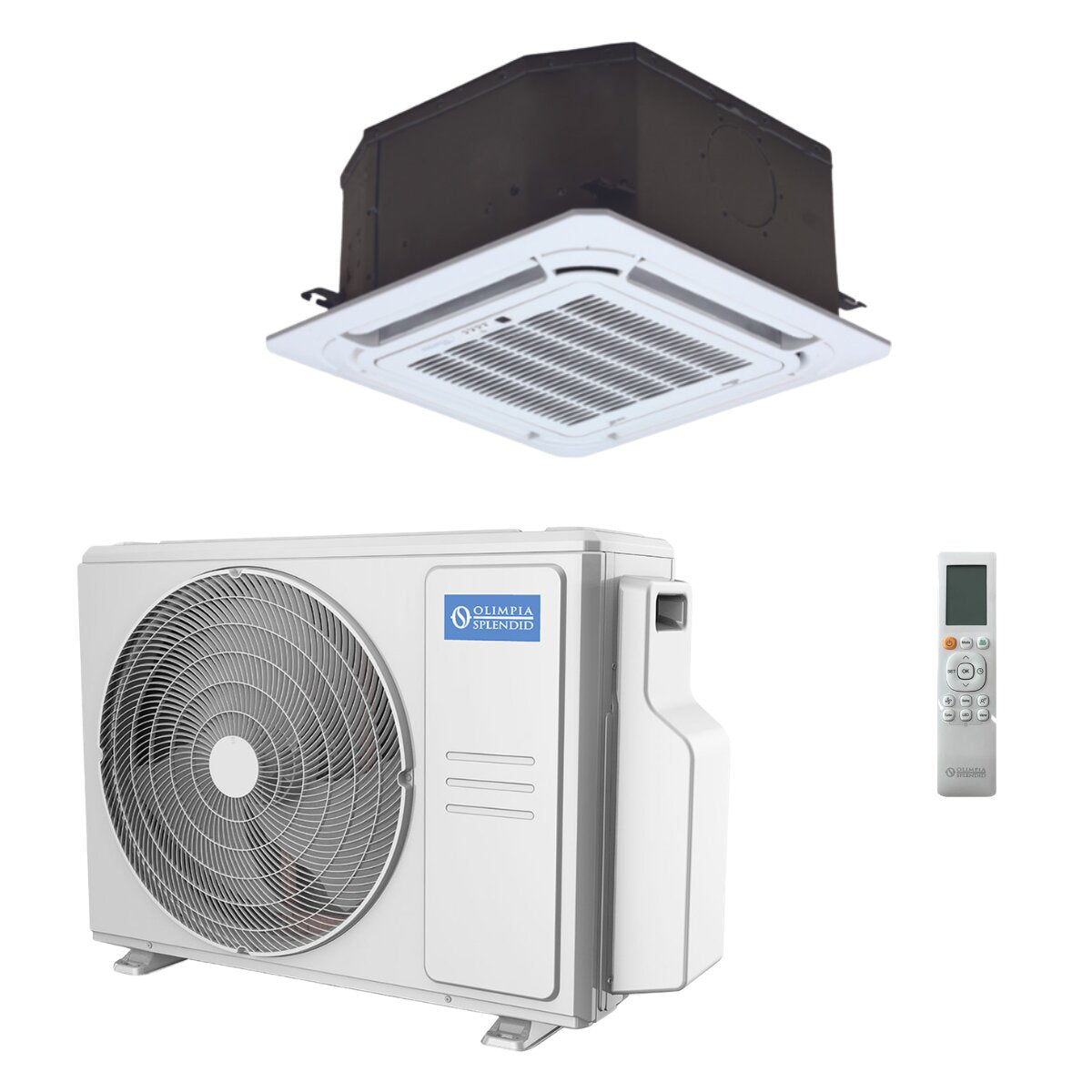 Climatiseur cassette compact Olimpia Splendid Nexya S6 E 18000 BTU R32 Inverter A++/A+
