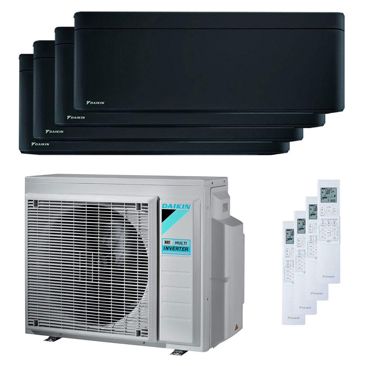 Daikin Stylish square split air conditioner 5000 + 5000 + 9000 + 12000 BTU inverter A ++ wifi outdoor unit 6,8 kW