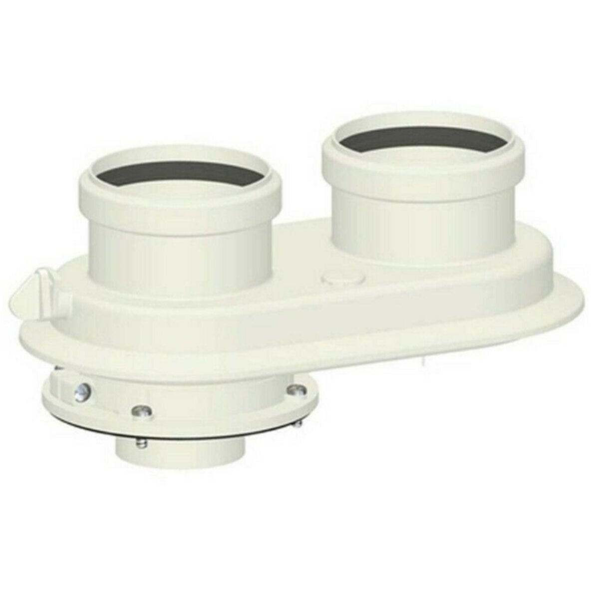 Kit universel d'évacuation des fumées ø 80/80 pour chaudières à condensation en PP - PABSD 06 D80