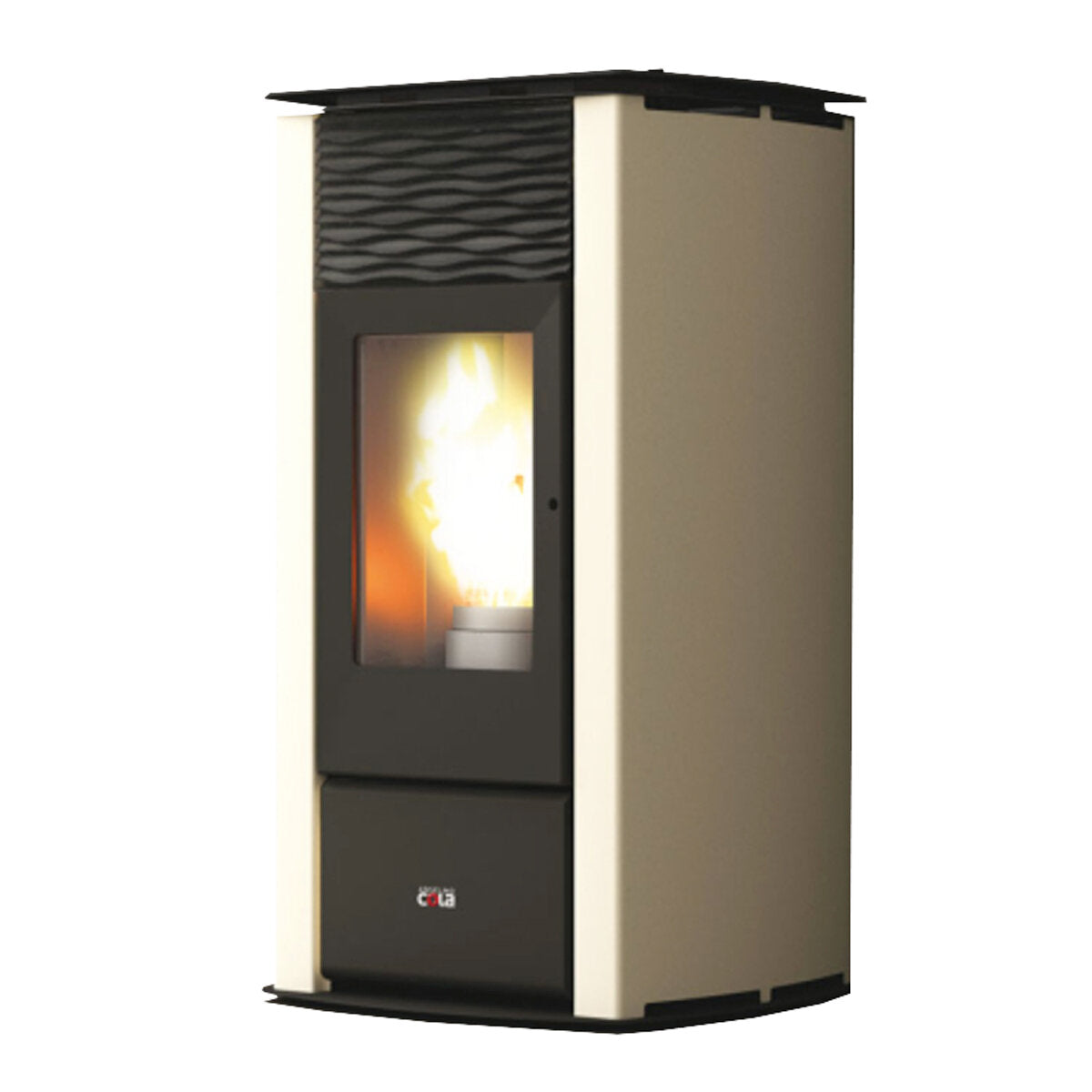 Poêle à granulés hydro Cola Termo Focus Plus 21 kW ivoire