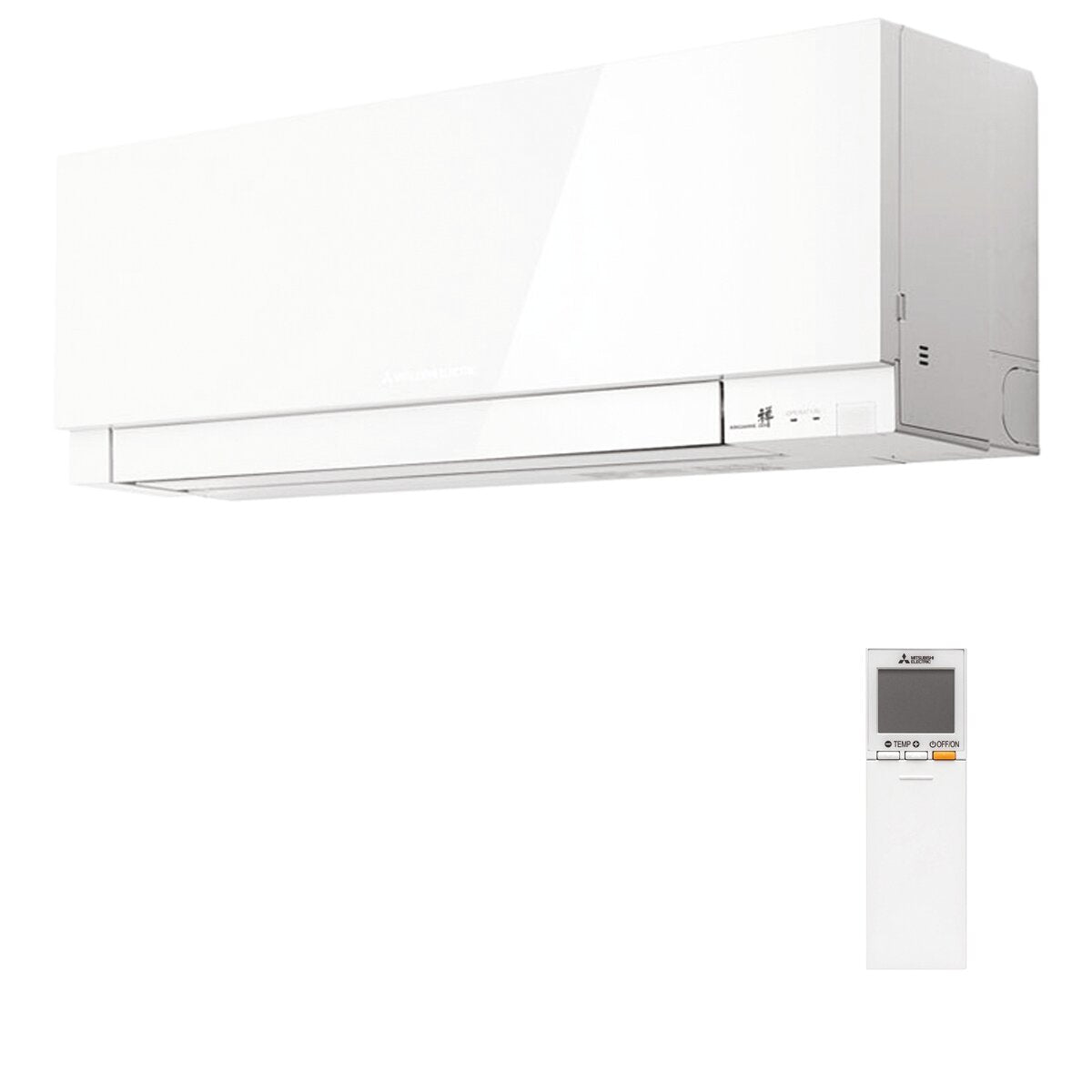 Air conditioner Mitsubishi Electric Kirigamine Zen MSZ-EF dual split 9000+9000 BTU inverter B wifi outdoor unit 3.3 kW White