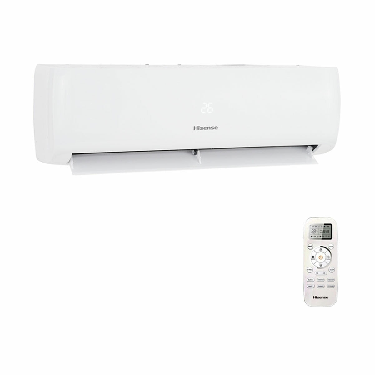 Hisense IQ PLUS Dual-Split-Klimaanlage 12000+12000 BTU Inverter A++ WLAN-Außeneinheit 5 kW