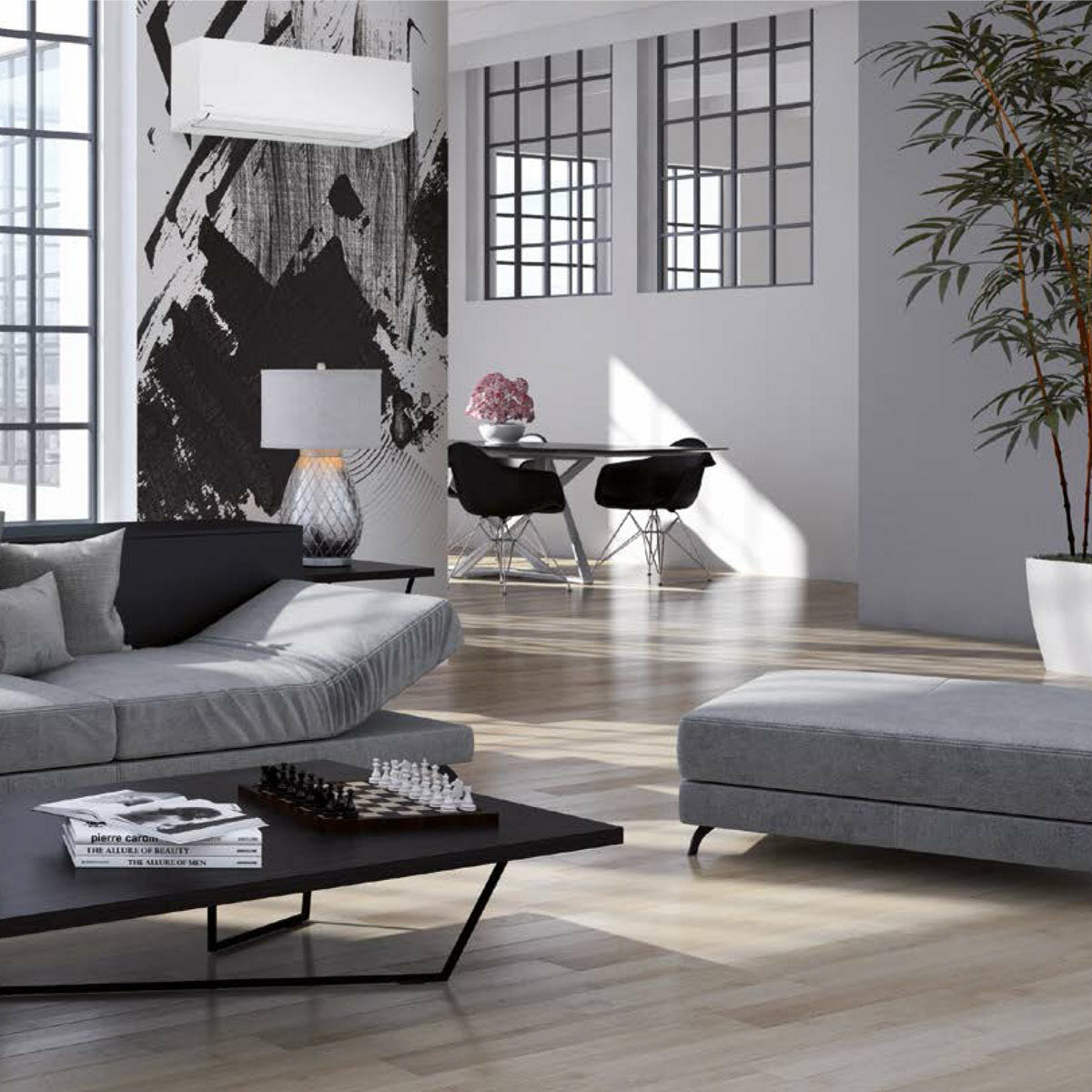 Toshiba SHORAI Edge White Dual-Split-Klimaanlage 7000+7000 BTU Inverter A++ WLAN-Außeneinheit 4 kW