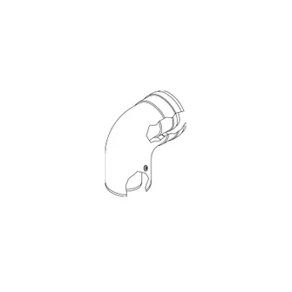Coaxial bend 90° Ø 60/100 mm for Rinnai water heaters