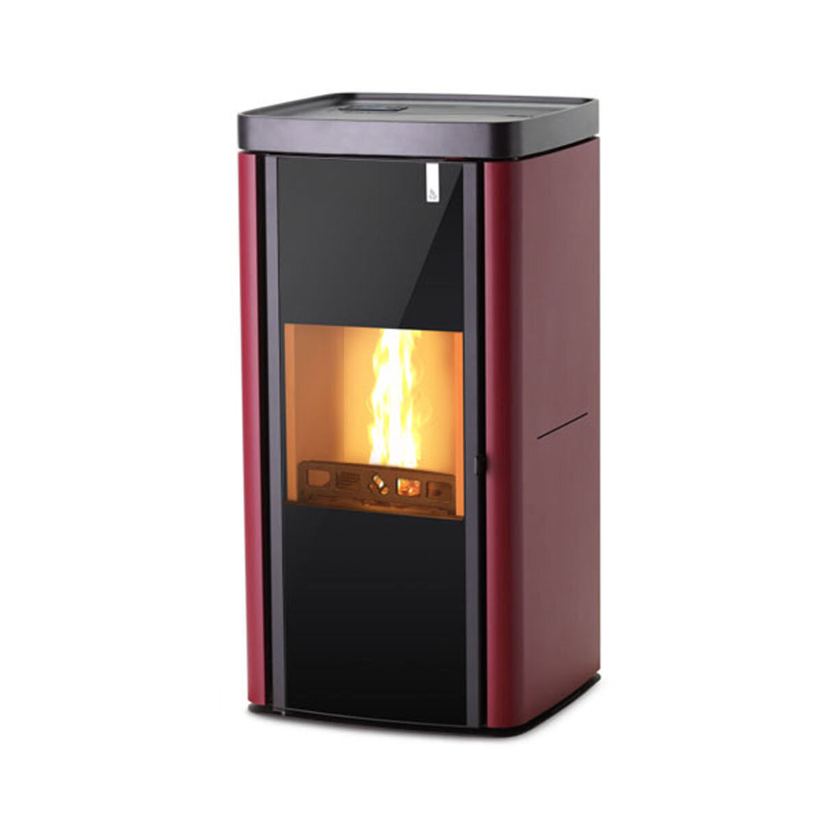 Girolami Soft 22 Bordeaux multi-fuel stove, 22 kW, hydro + DHW kit