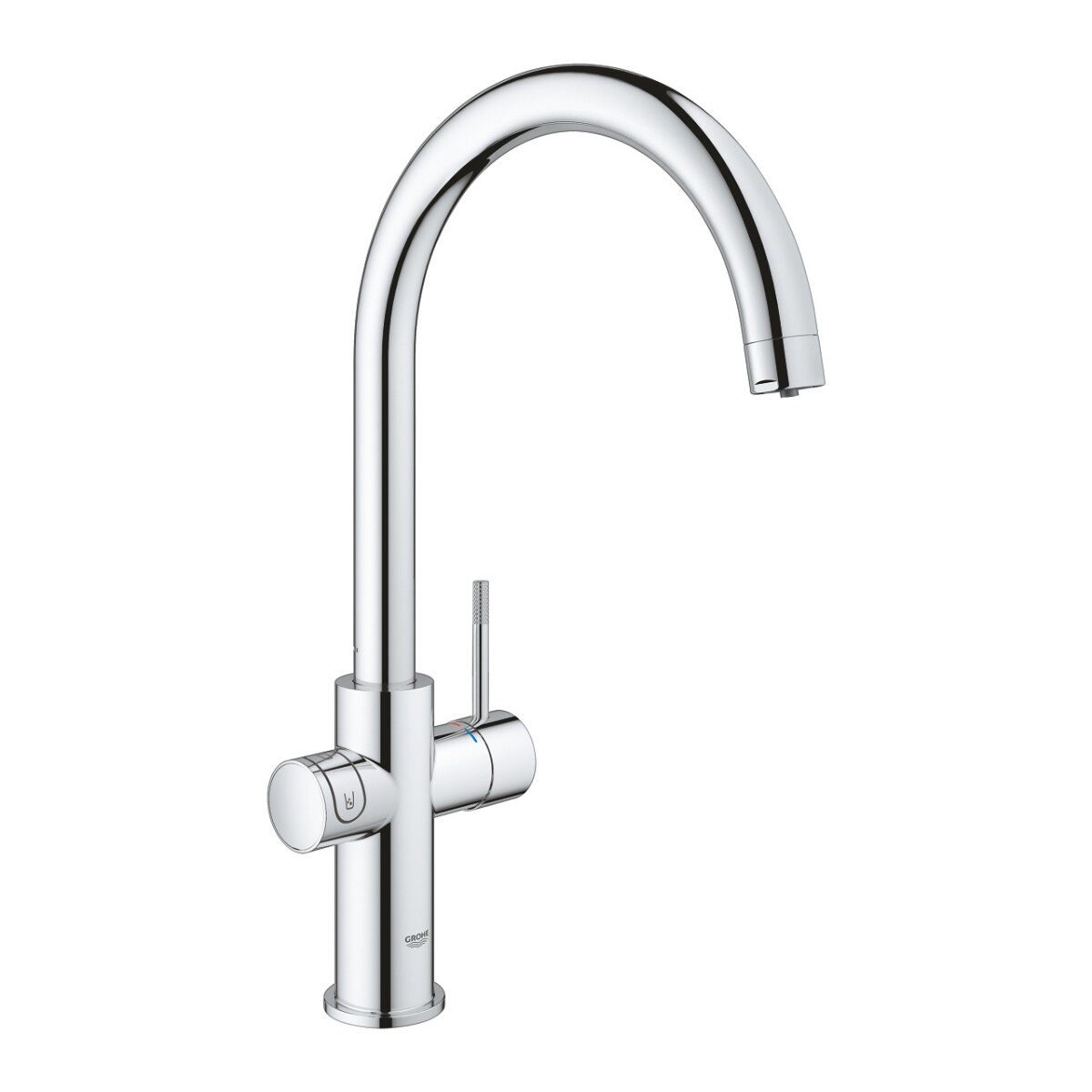 Grohe Blue Home Wasserfilter Küchenspüle Mischbatterie + Kühlschrank und Filter