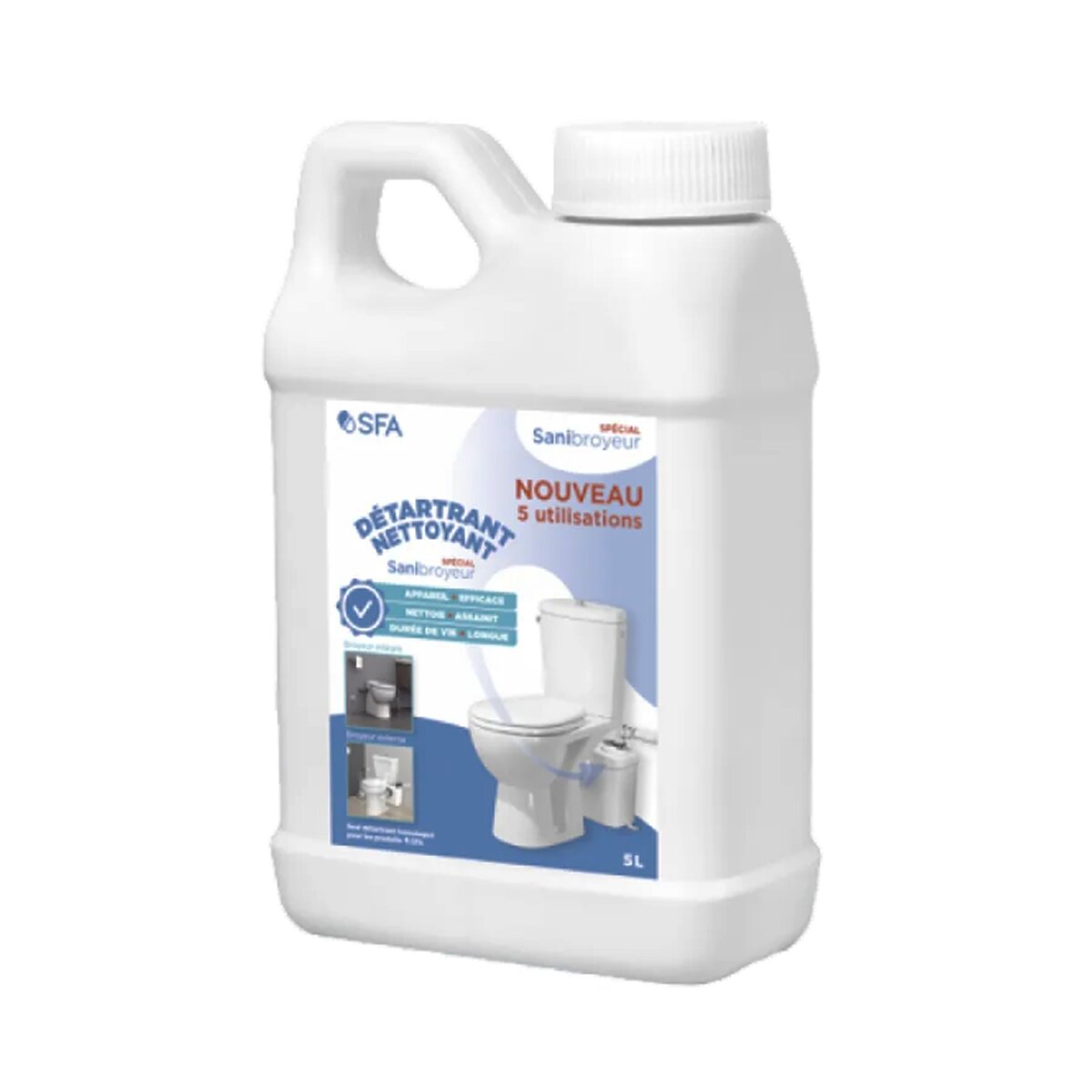 SFA Sanitrit limescale remover for Sanitrit SFA shredders