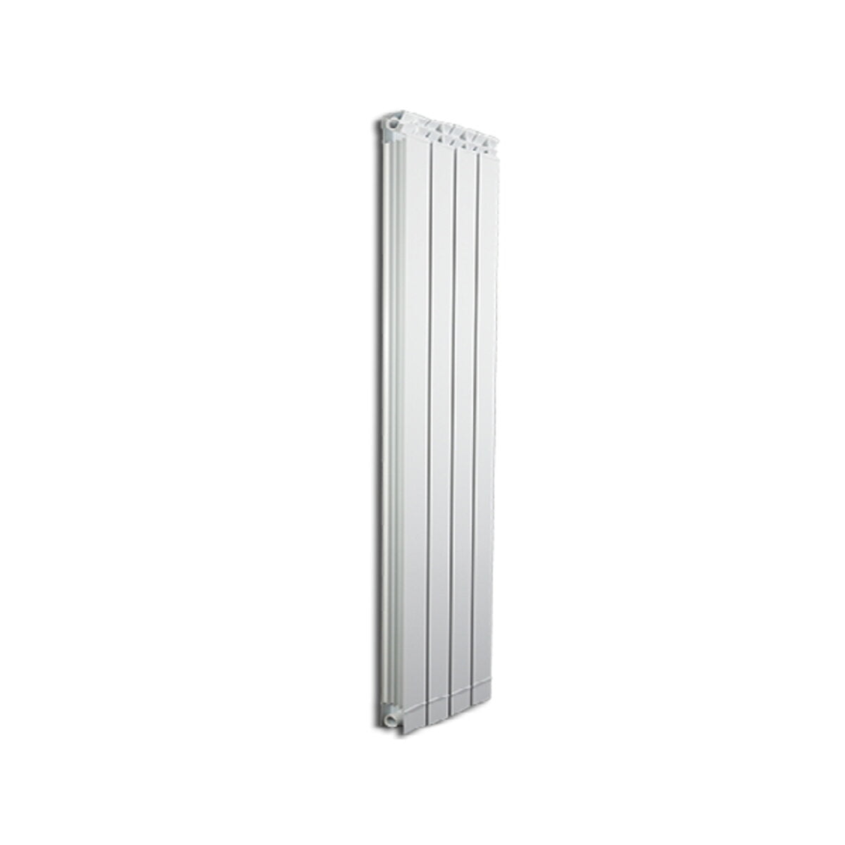 Fondital room furnishing radiator in aluminum 4 elements GARDA DUAL 80 center distance 1400 mm