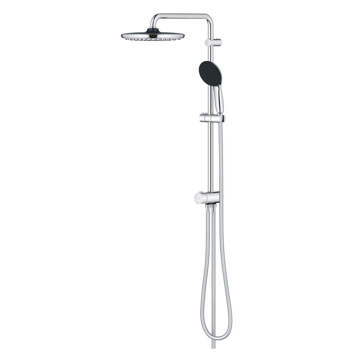 Grohe Vitalio Start System 250 shower column with flexible shower system and diverter