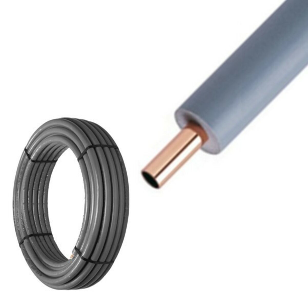 Copper pipe for air conditioning 1/4" (6.35 mm.) Kme