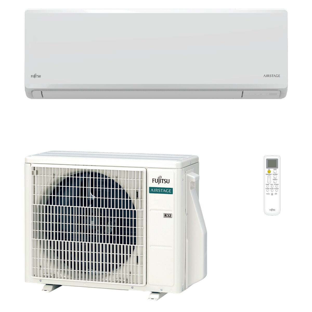 Climatiseur Fujitsu série KN WiFi 7 000 BTU R32 Inverter A++/A+