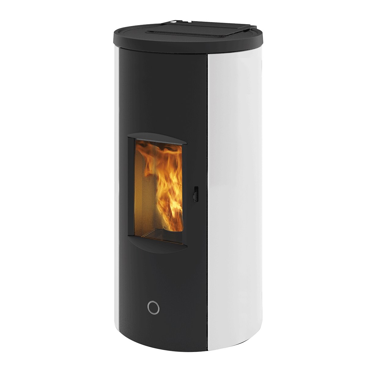 Pellet stove EK63 LIKE80 - Edilkamin group - 7.6 kW air-fired Pearl white