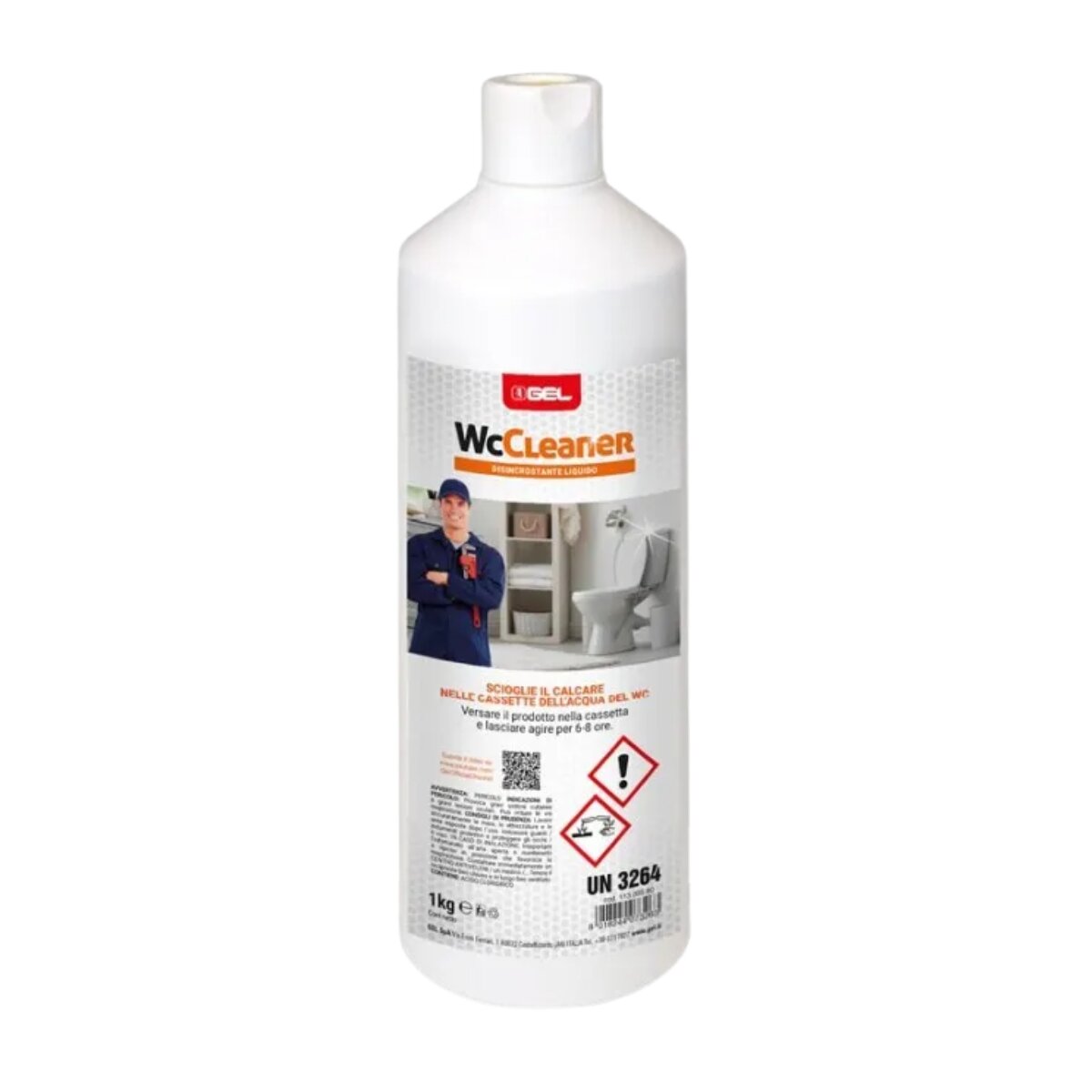 Gel détartrant pour WC, nettoyant pour réservoirs de toilettes