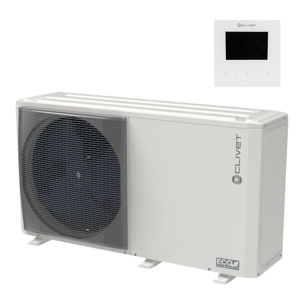 Pompe à chaleur air-eau Clivet Edge F 14 kW R290 WiFi A+++ - MONOBLOC TRIPHASÉ