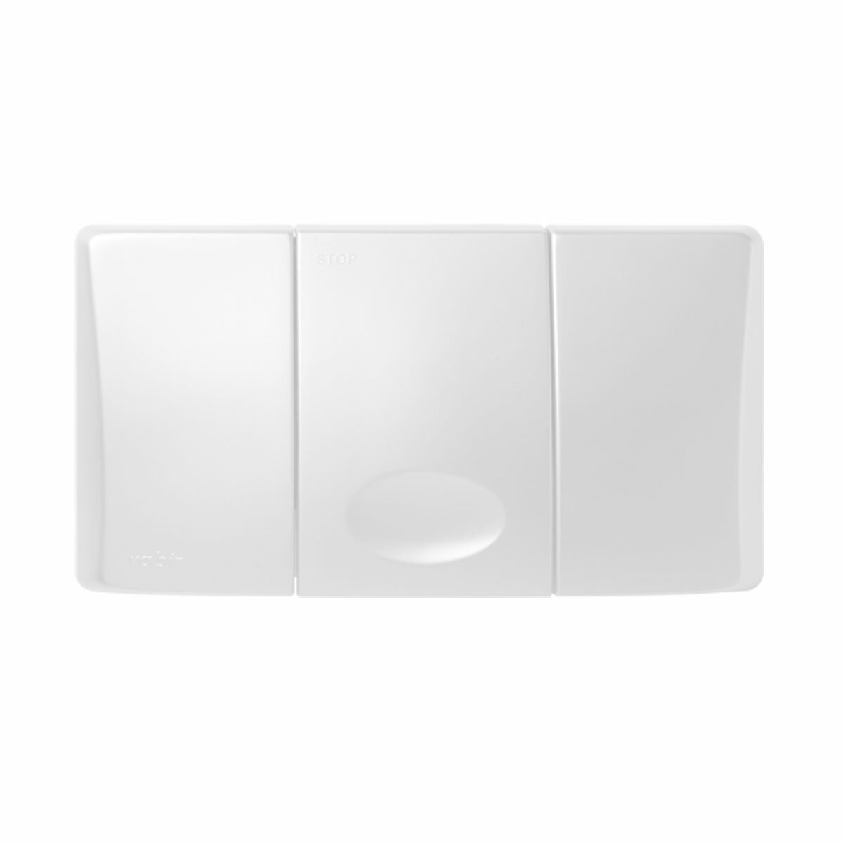 Medusa Valsir single button white plate for 9 liters flush