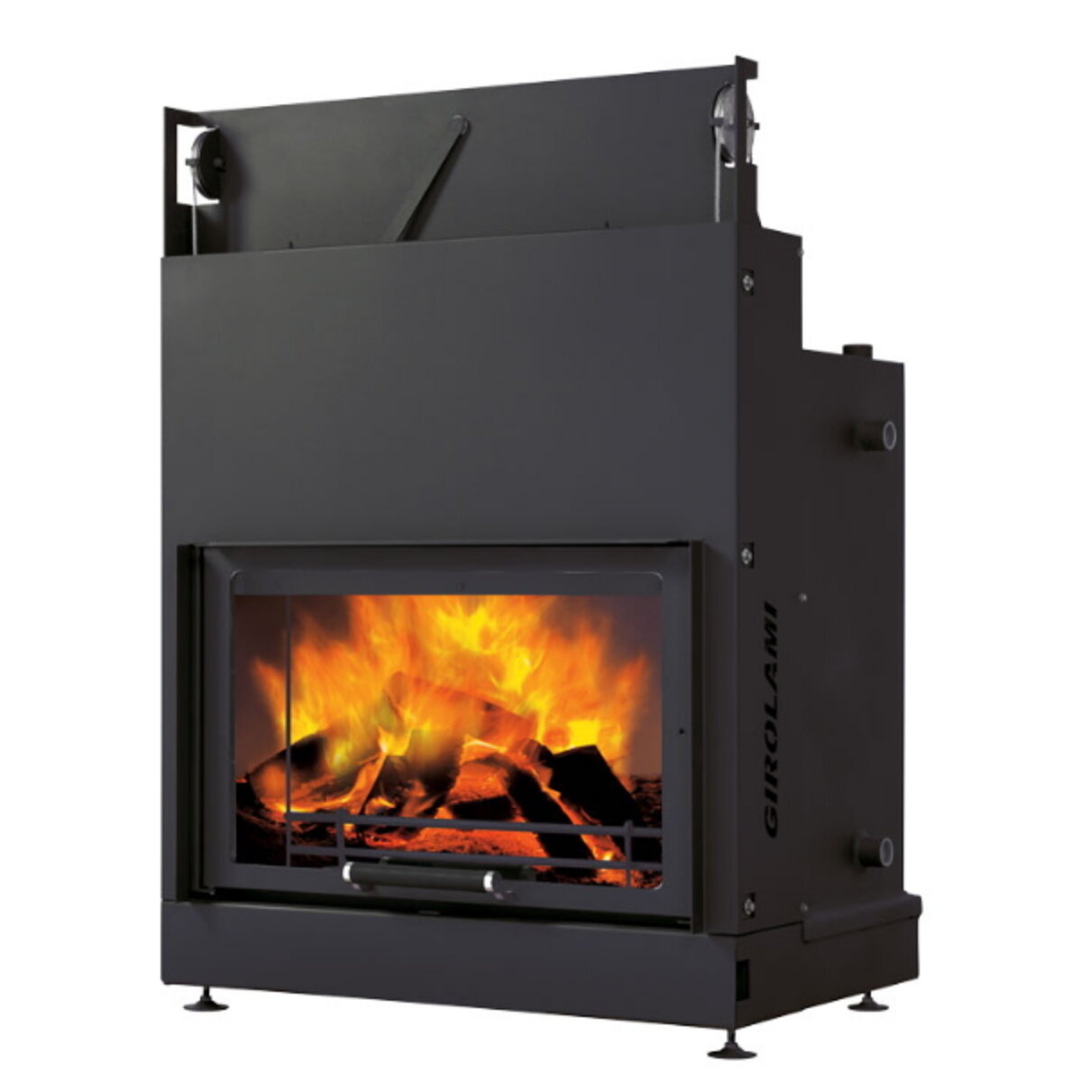Wood-burning fireplace Girolami tc 35 hydro