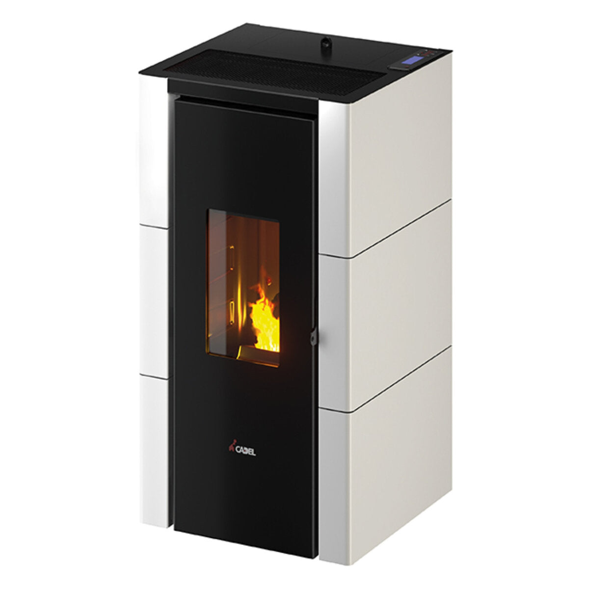 CADEL Cristal 7 Luftpelletofen 7 kW - WiFi WEISS