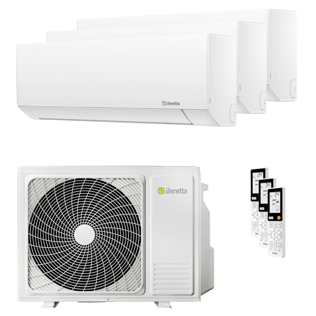 Climatiseur Beretta BREVA E trial split 9000+9000+9000 BTU inverter A++ unité extérieure 5,5 kW