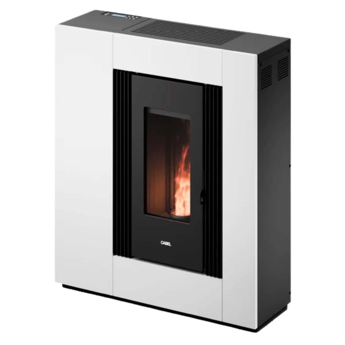 Cadel Vesta Plus 11 Autoclean ducted pellet stove 10.5 kW Wi-Fi white metal