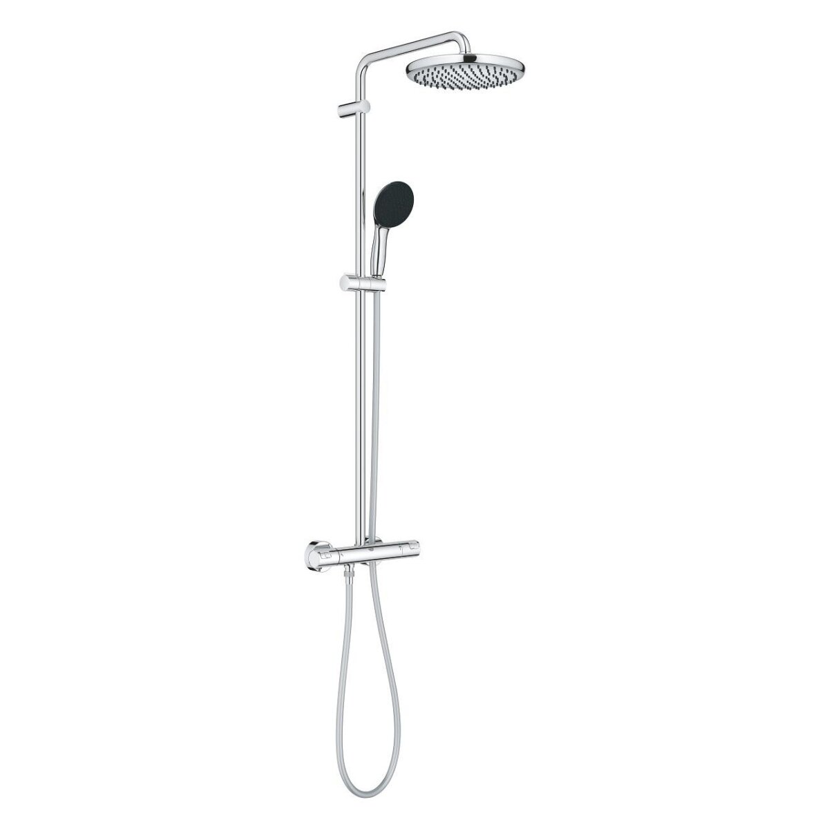 Grohe Vitalio Start System 250 shower column with thermostatic mixer
