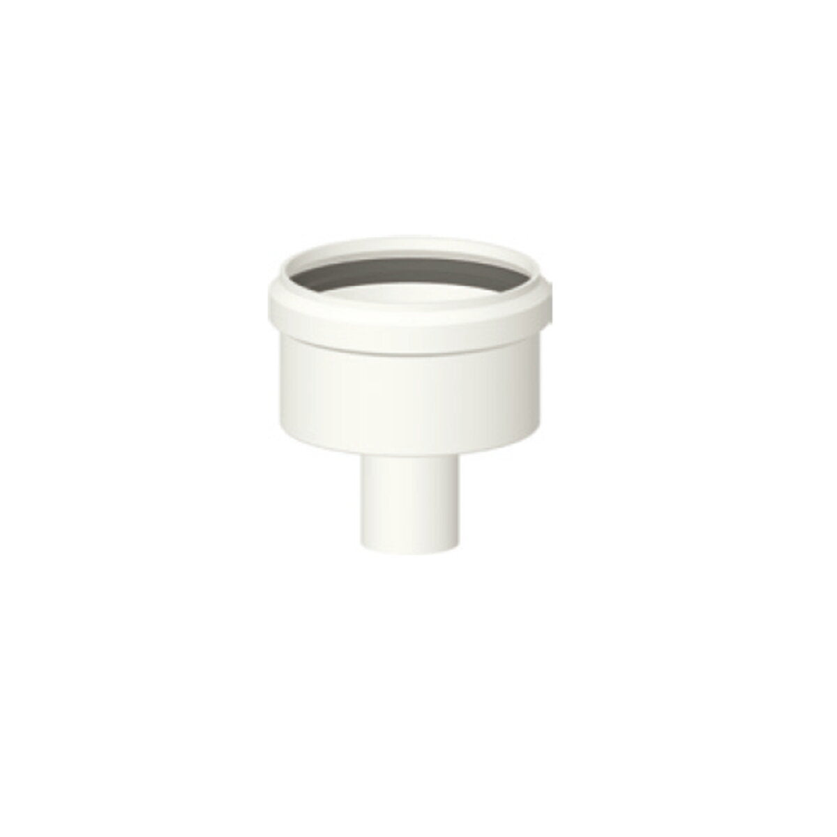 Condensate drain plug for condensing boiler fume outlet diam. 80mm. in pp