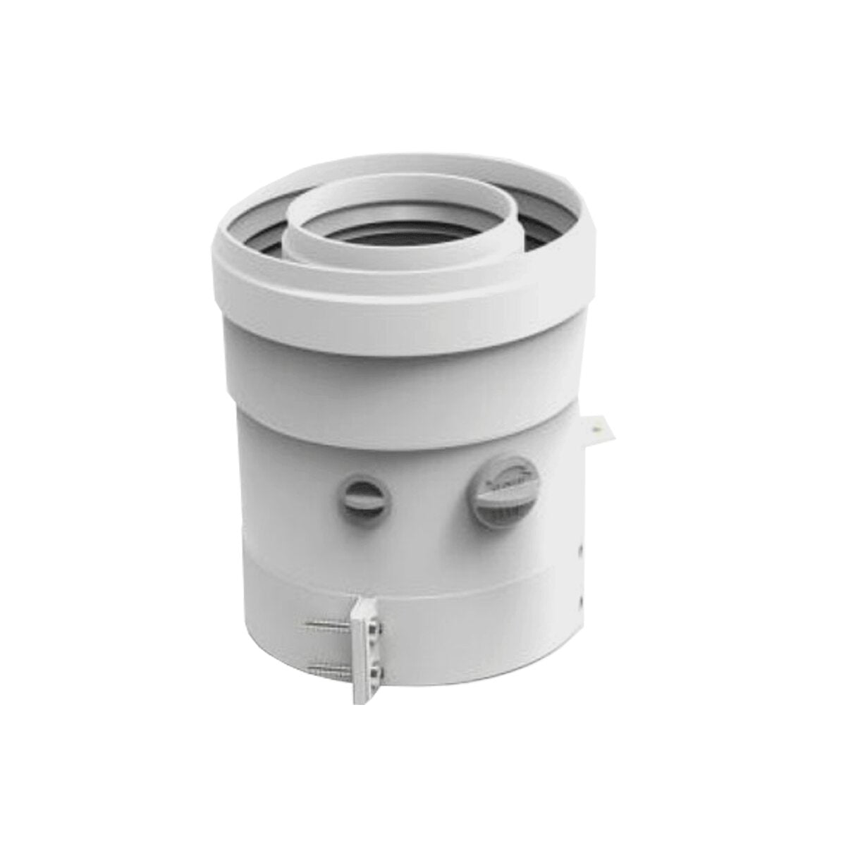Vertikaler Anschlusssatz für Koaxialsystem ø 60/100 mm - Ferroli Kona Warmwasserbereiter