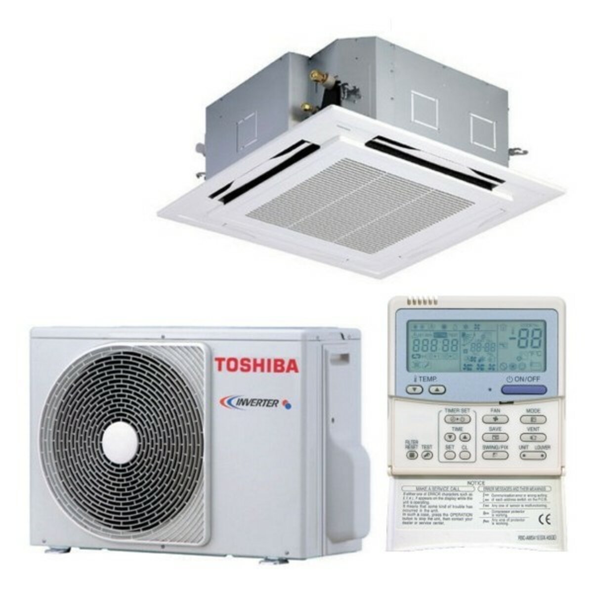 Toshiba air conditioner standard box light commercial sm_utp 24000 BTU inverter with wire control