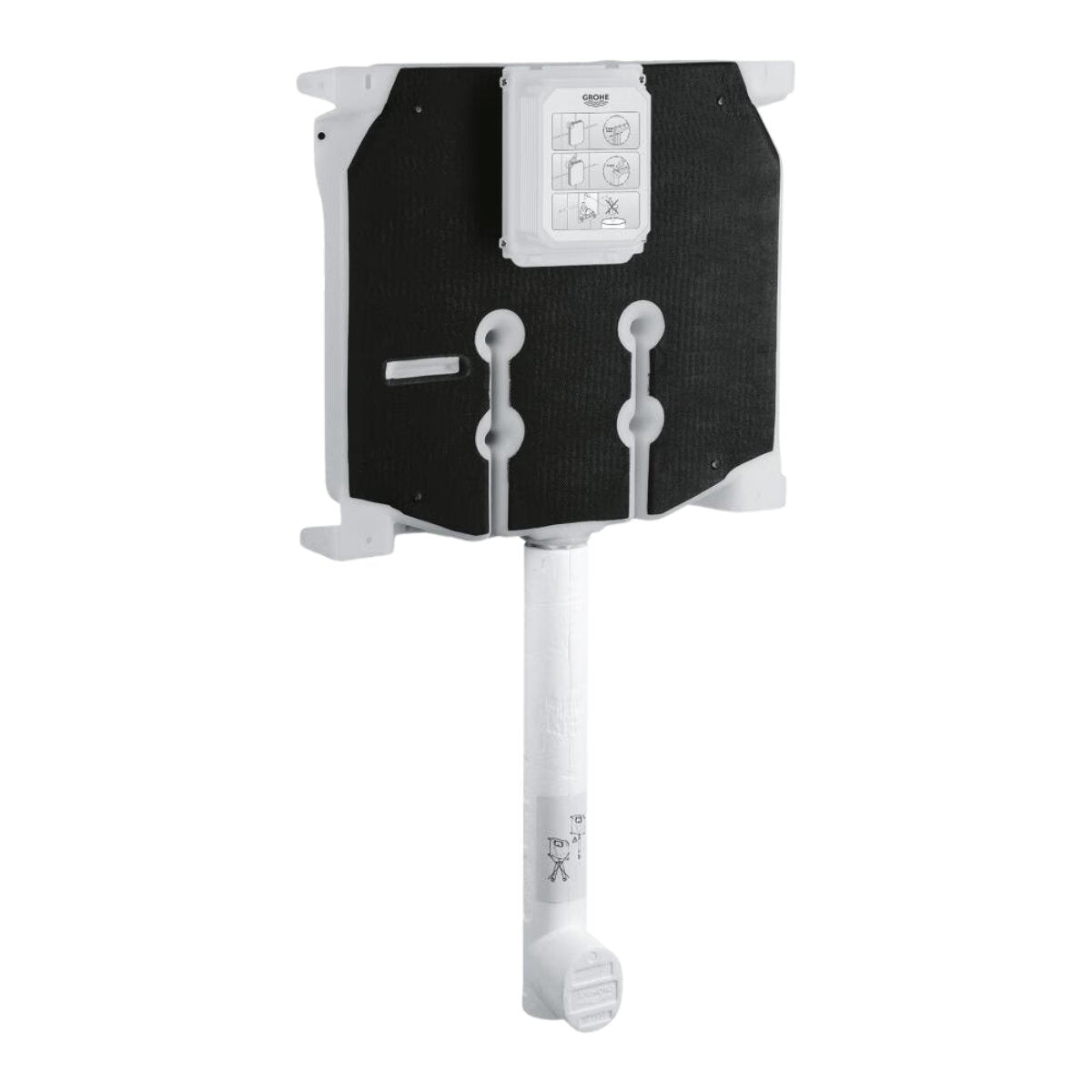Réservoir de WC encastré Grohe 38863000 – Épaisseur 80 mm