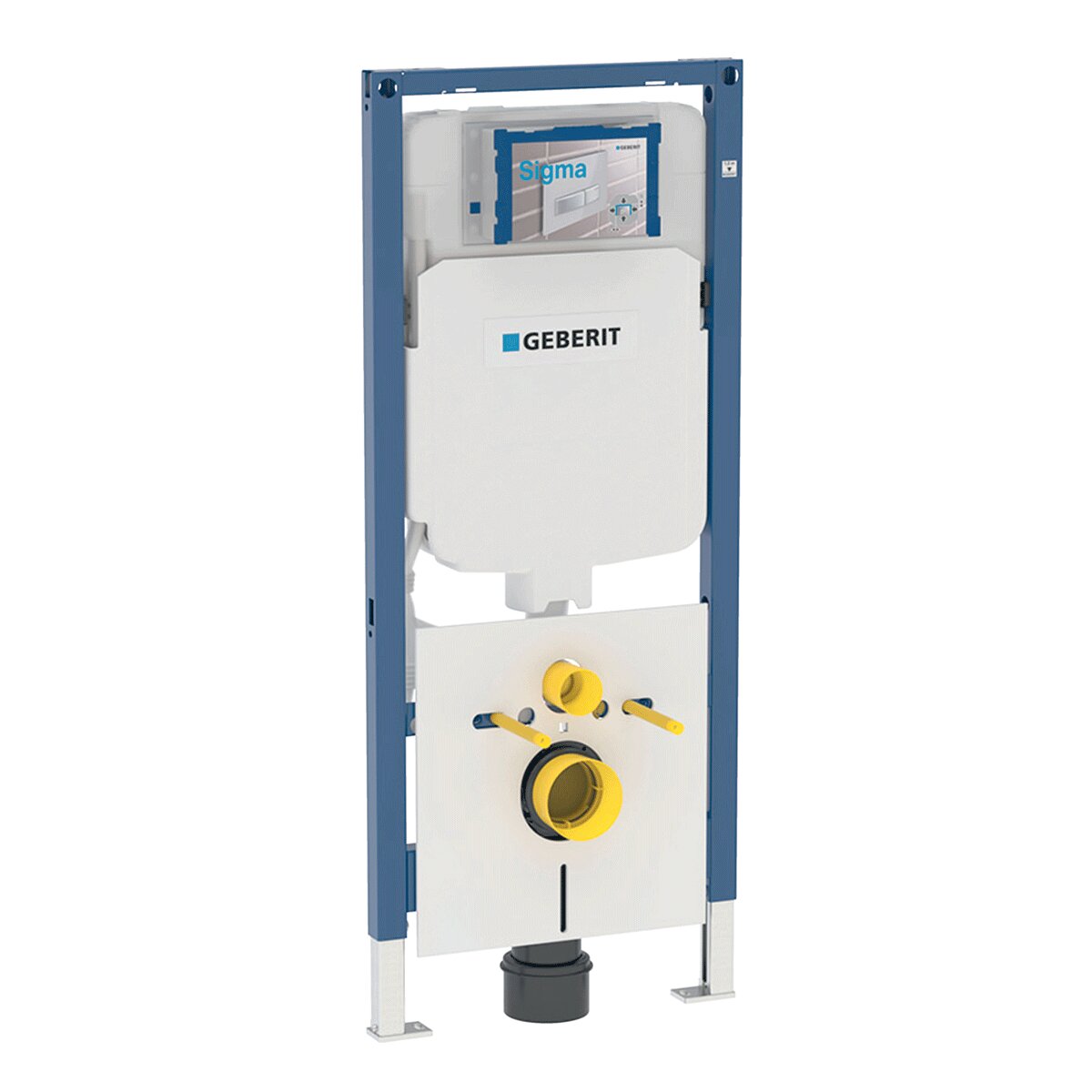 Réservoir à encastrer Geberit Sigma 8 avec module d'installation Duofix pour WC suspendu 114 cm