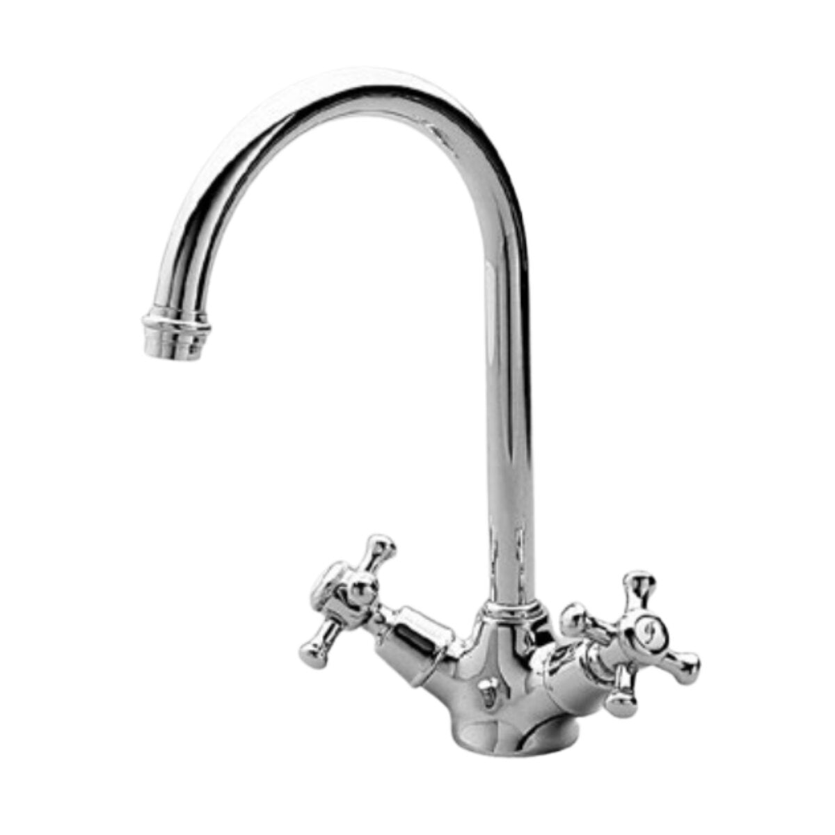 Zucchetti Delfi Z46217.8008 kitchen mixer tap – with swivel spout