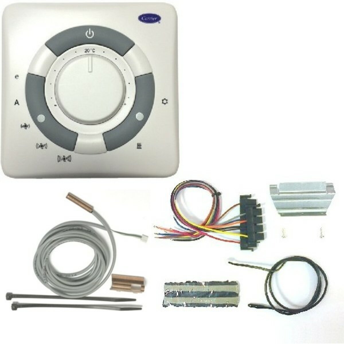 Complete control kit type a + installation kit + minimum temperature probe for Carrier fan coil