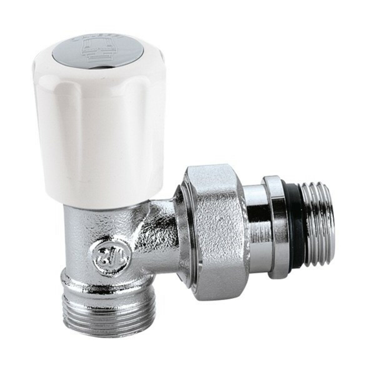 Caleffi angle valve with thermostatic option series 338 3/8 connections for radiators