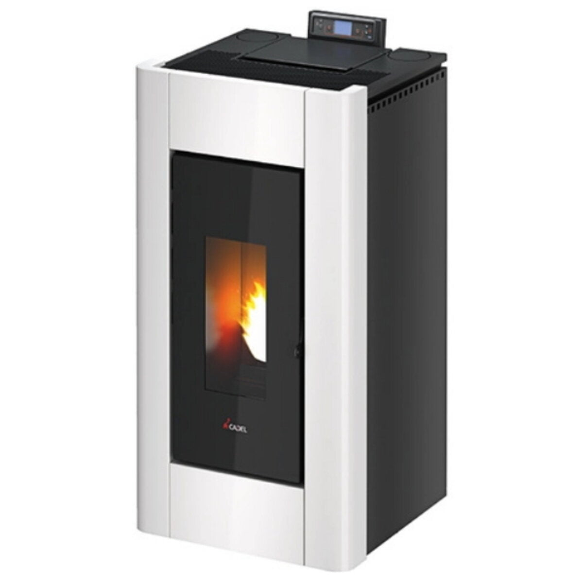 CADEL Prince 11 kW Pelletofen mit weißer Luft und WLAN