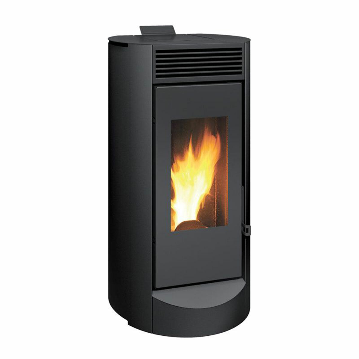 Poêle à pellets Caminetti Montegrappa Landa 9,5 kW avec air ventilé noir