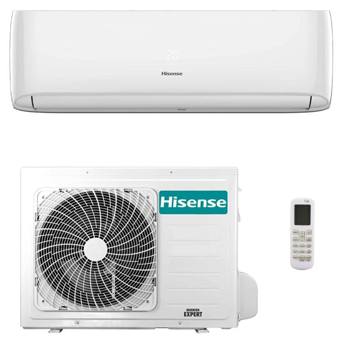 Hisense Nouveau Climatiseur Easy Smart 12000 BTU R32 Onduleur Wi-Fi A++