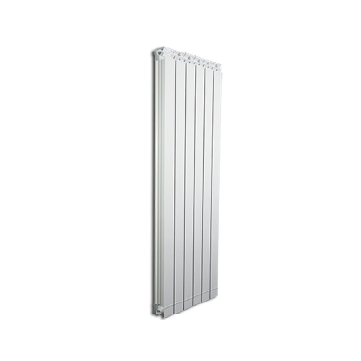 Fondital room furnishing radiator in aluminum 6 elements GARDA DUAL 80 center distance 1400 mm