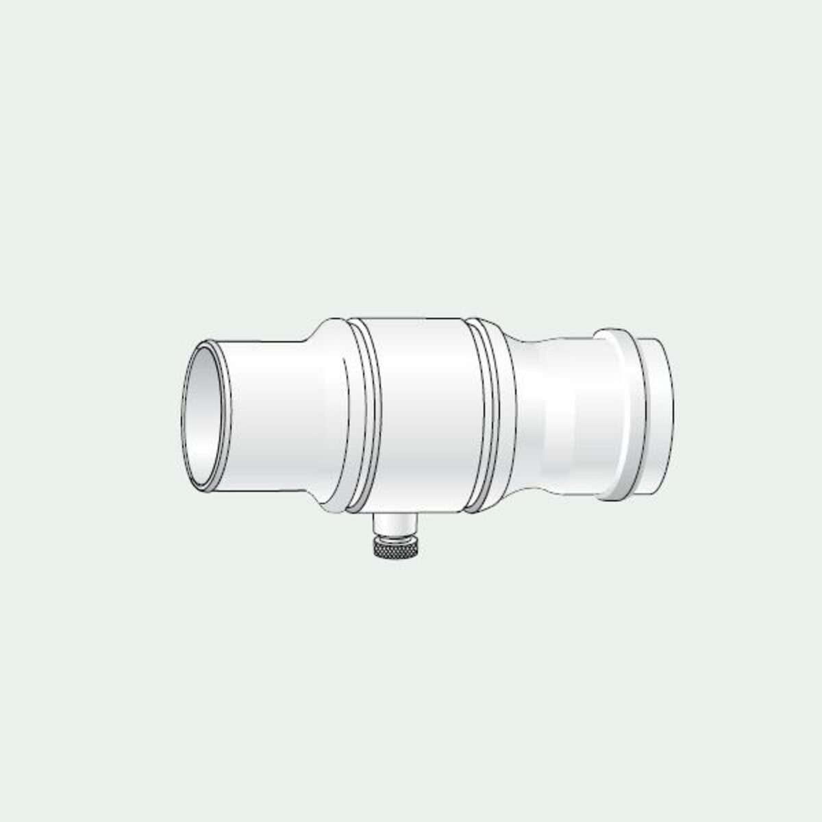 Horizontal condensate drain ø 60 mm m/f