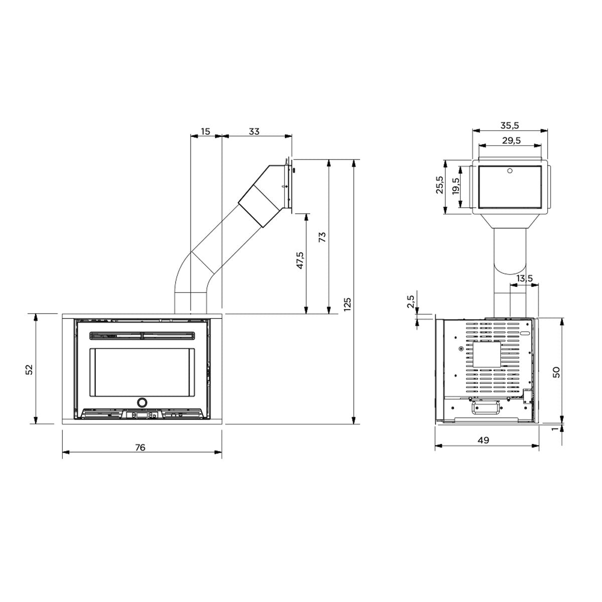 Kit de chargement de plombs à trappe pour inserts EK63 PELLEK80 et PELLEK110+ EVO2