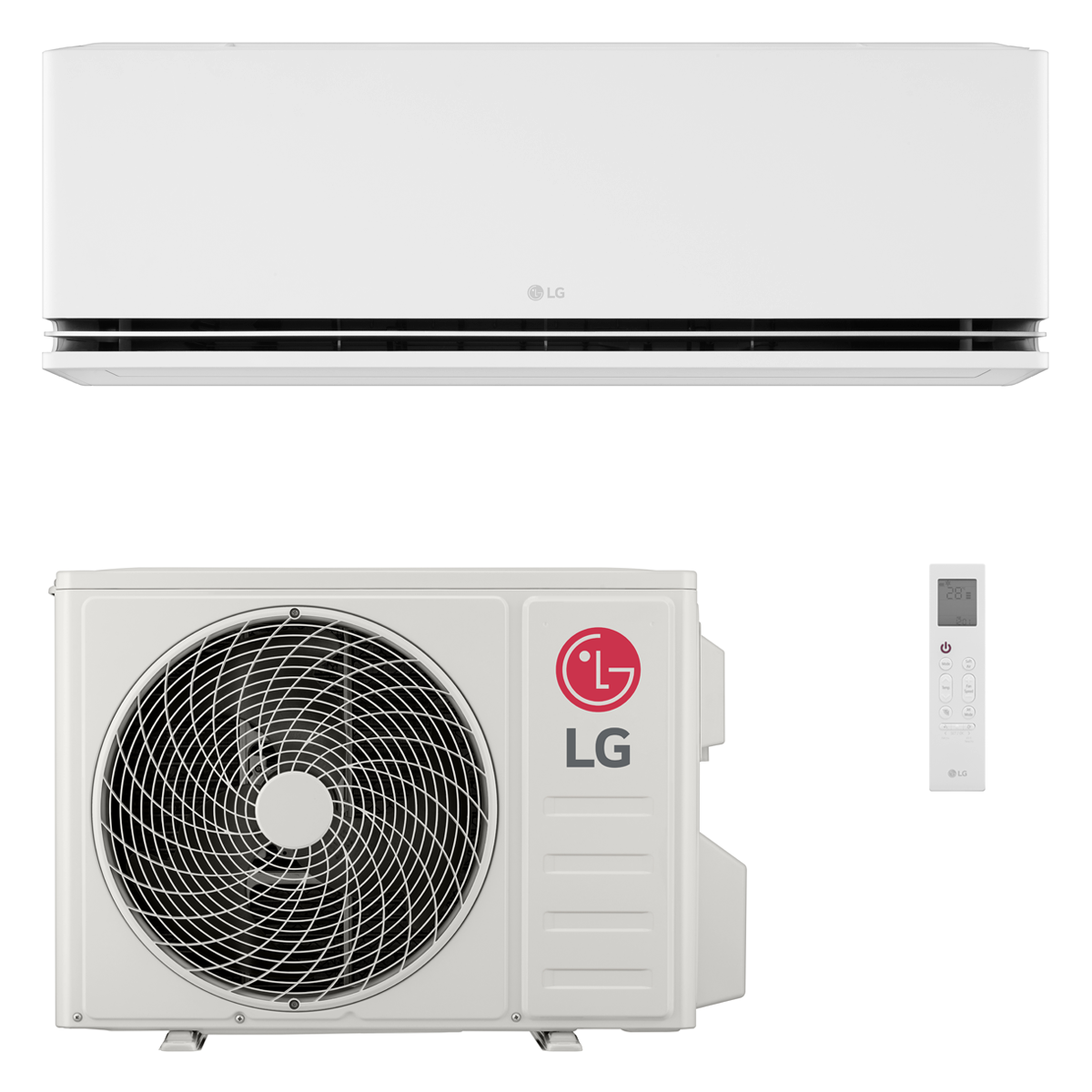 Climatiseur LG DUALCOOL Deluxe AI 24 000 BTU R32 Inverter WiFi A++/A+